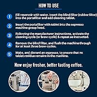 Vista 7 de Essential Values Tabletas de limpieza para máquina espresso (30 tabletas), compatibles con Breville Barista Express, Gaggia, Delonghi, Jura