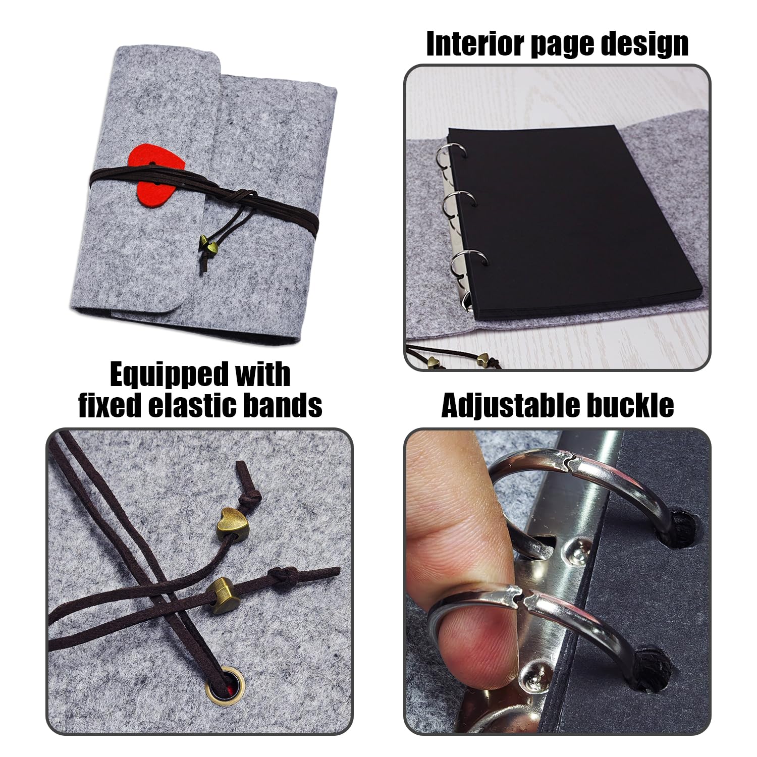 Kit Creativo Album Fotografico Hama - Con Adesivi, 28x24cm, Per Fai Da Te - Foto 10