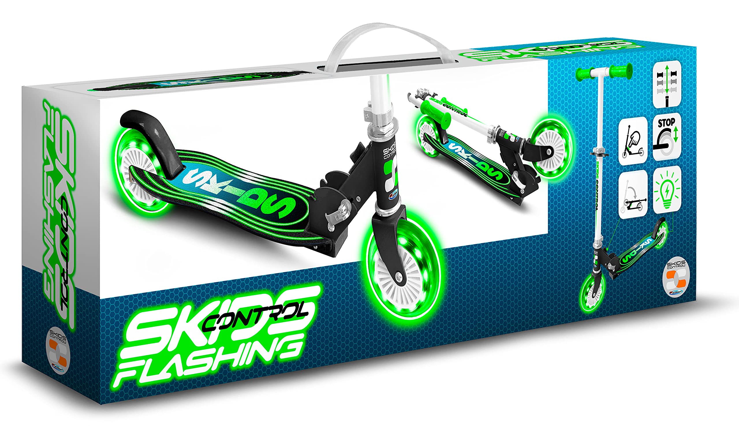 Monopattino pieghevole SKIDS Control, nero