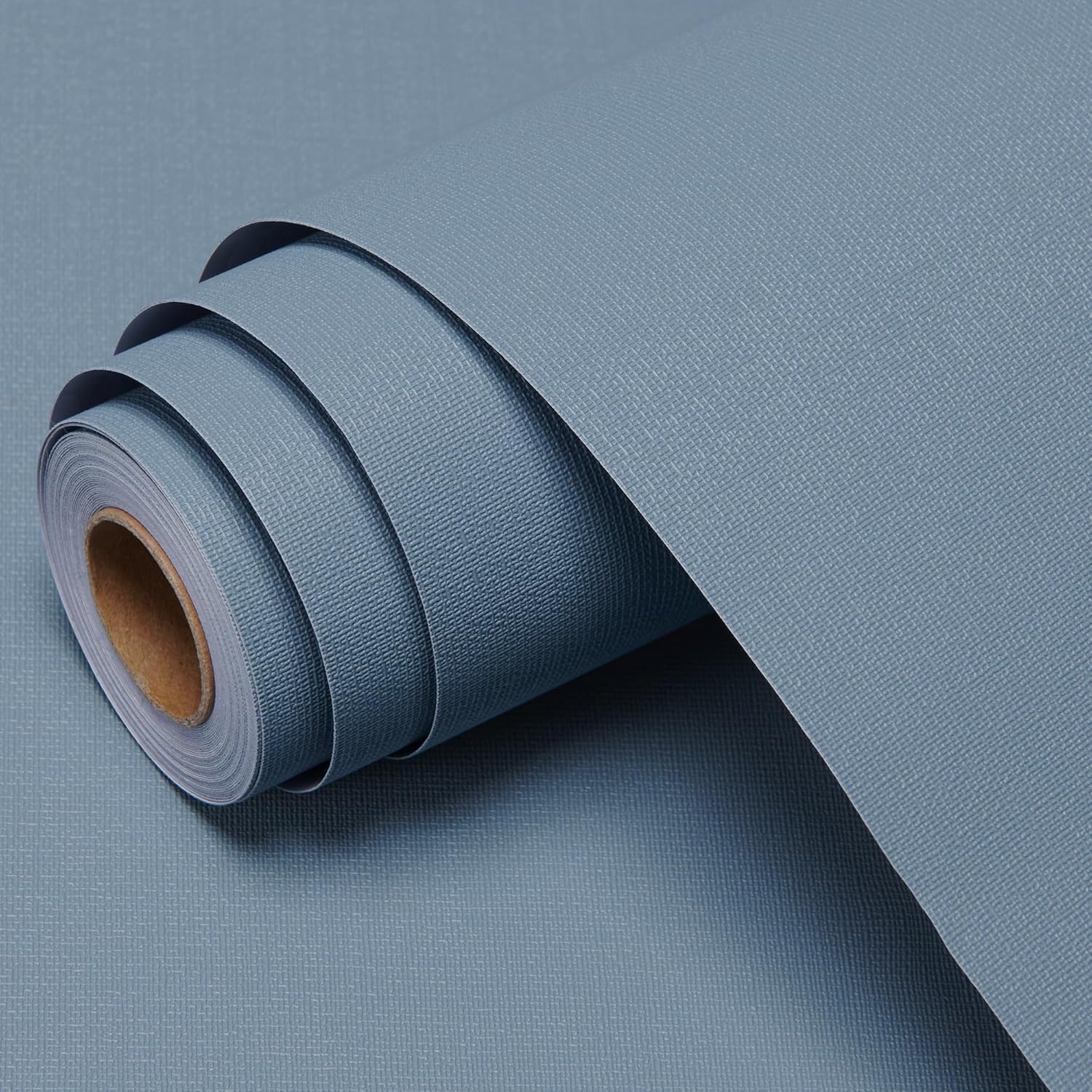 （32.8FTx15.7inch） Peel and Stick Wallpaper Grey Blueen