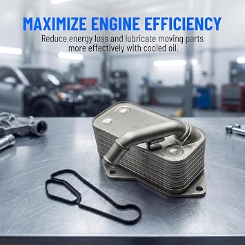 AMCC Engine Oil Cooler Compatible with BMW Replace :11427525333