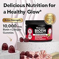 Vista 3 de Gomitas de Biotina 10000mcg para Mujeres y Hombres - Gomitas Extra Fuertes para Cabello, Piel y Uñas con Colágeno - Suplemento Natural de Gomitas
