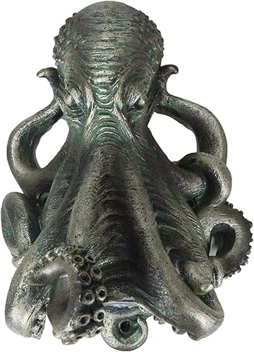 Ebros Gift Sea Monster Octopus Kraken Cthulhu Cerveza Soda Abrebotellas Figurita Montada en la Pared Fantasía Decoración de acento