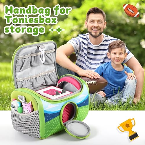Miniatura 7 de Bolsa de Transporte OUKNAK para Juego de Iniciación Toniebox, Bolsa de Almacenamiento para Toniebox 2, Estuche de Transporte para Reproductor de