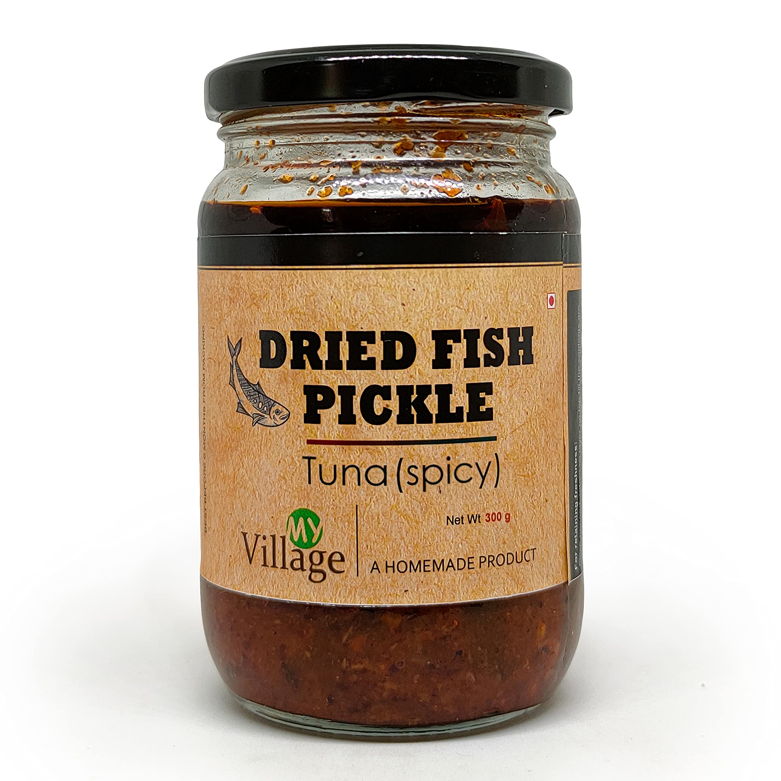 My Village Dry Fish Pickle, Homemade Dried Tuna Fish Pickle (200gm)-image-18