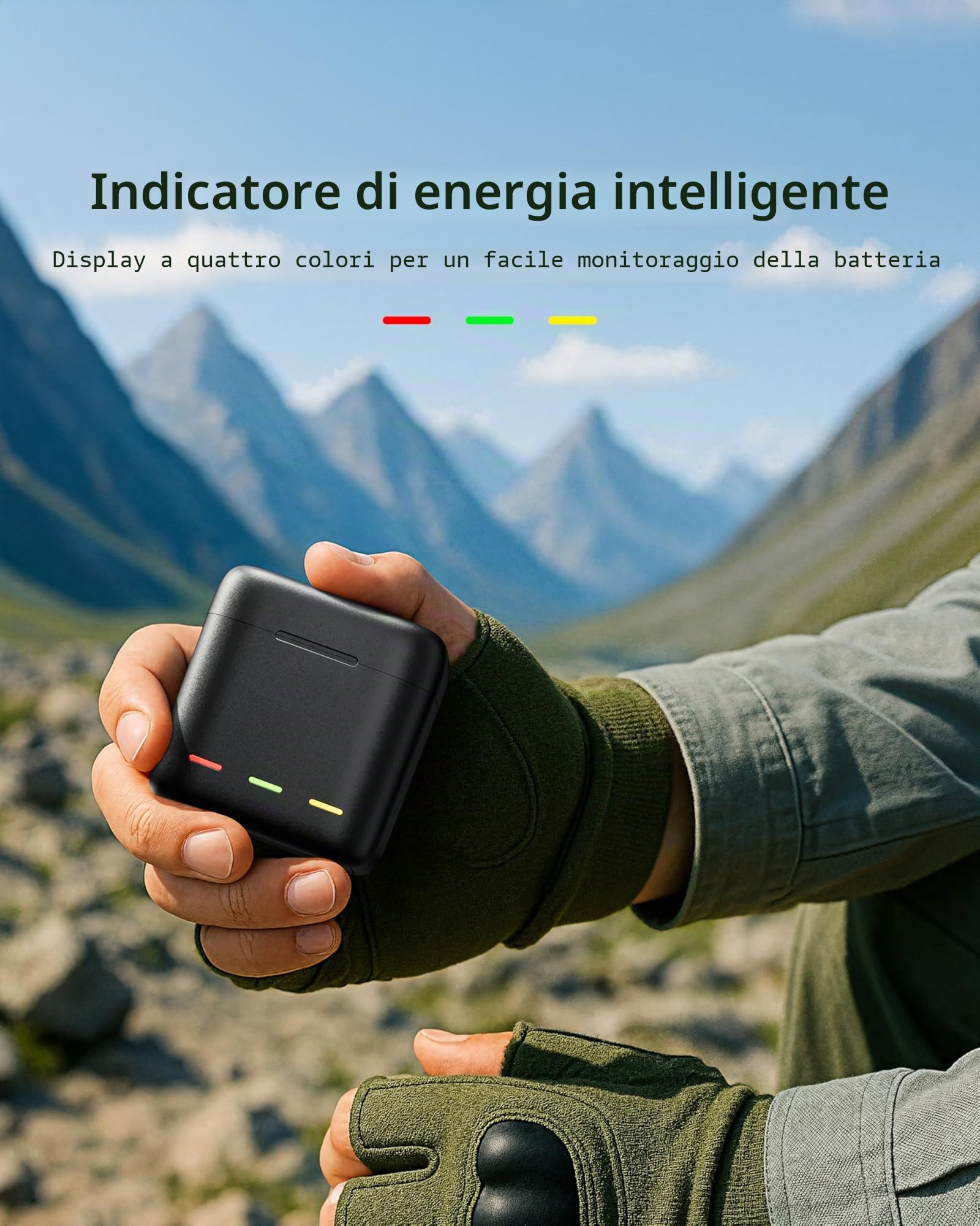TELESIN Confezione da 2 batterie con caricatore per GoPro Hero 13 Black, batterie a lunga durata come quelle originali + custodia di ricarica Fast Charge per accessori Go Pro 13 Black