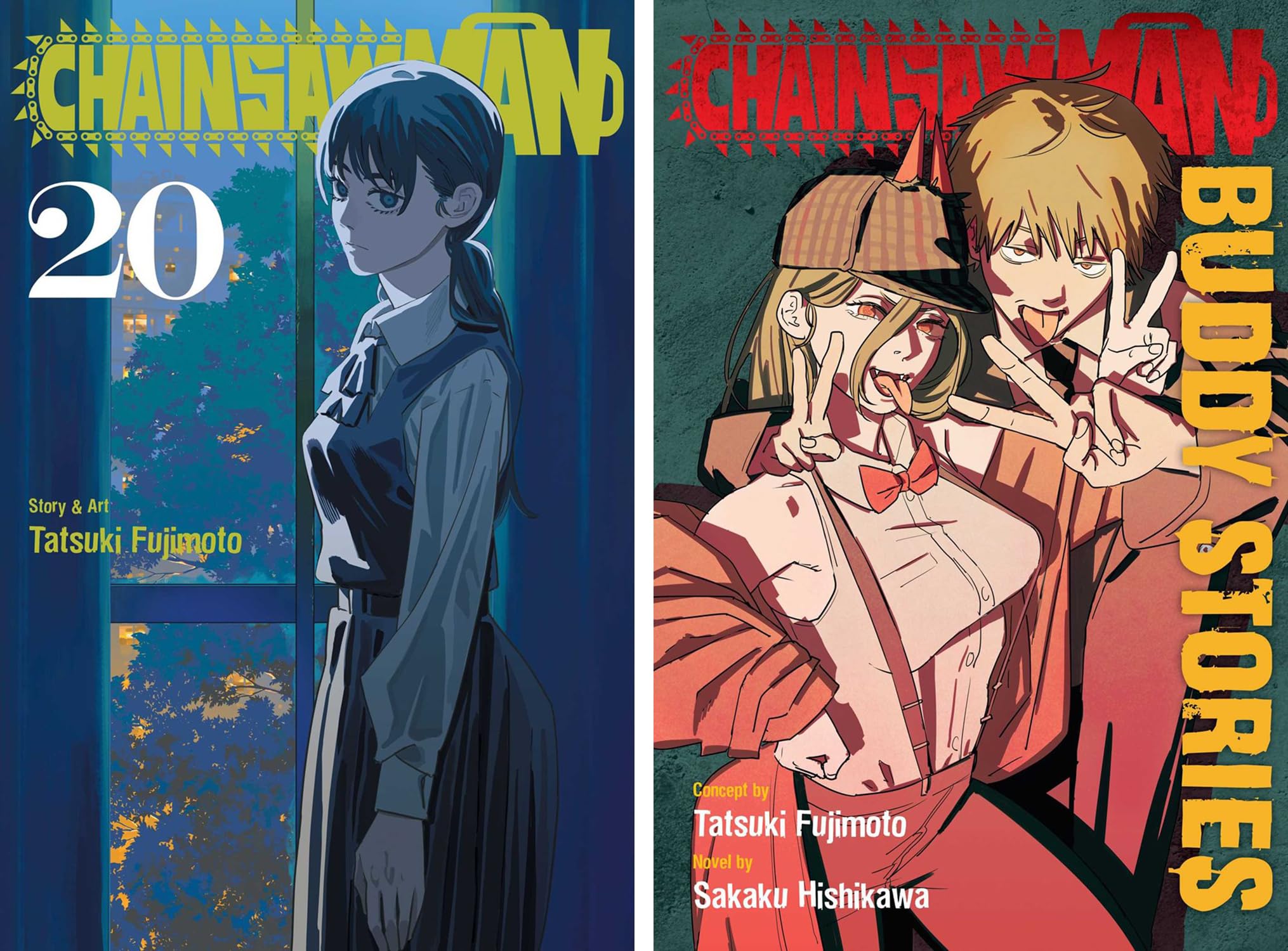 Chainsaw Man Series Complete Collection (Vol. 1-17 + Buddy Stories), Manga Set by Tatsuki Fujimoto (18 Books)
