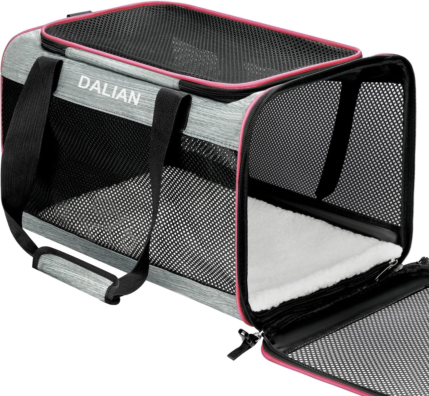 DALIAN Dog Soft-Sided Carriers,Cat Carrier Airline Approved Pet Carrier,Dog Carrier Soft-Sided Pet Travel Carrier Maximum Pet Weight 18 Pounds