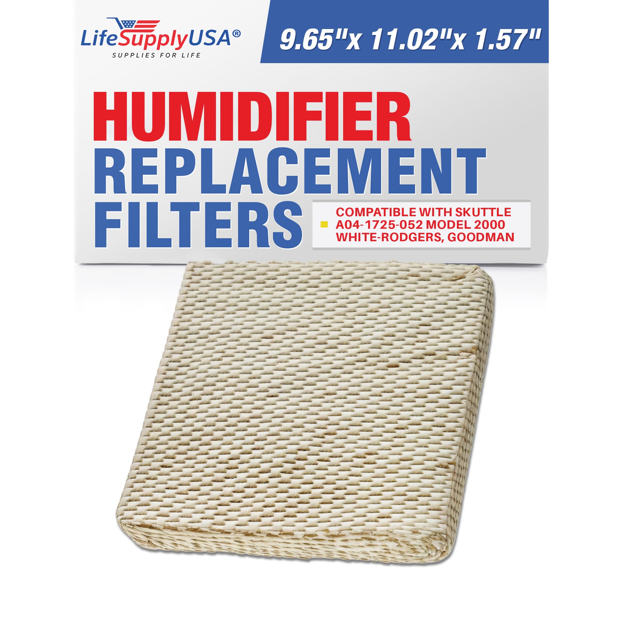 LifeSupplyUSA Humidifier Filter Replacement Evaporator Pad