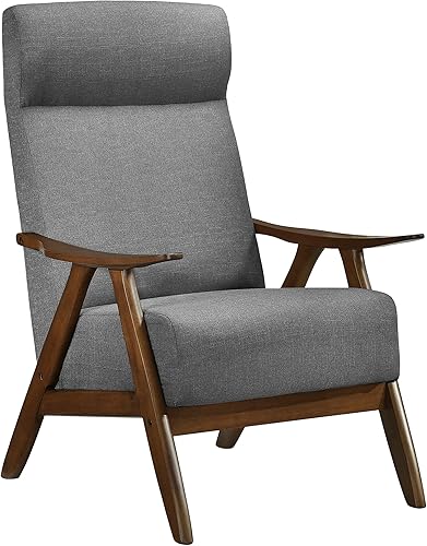 Miniatura 3 de Lexicon Selles Silla decorativa de tela, gris