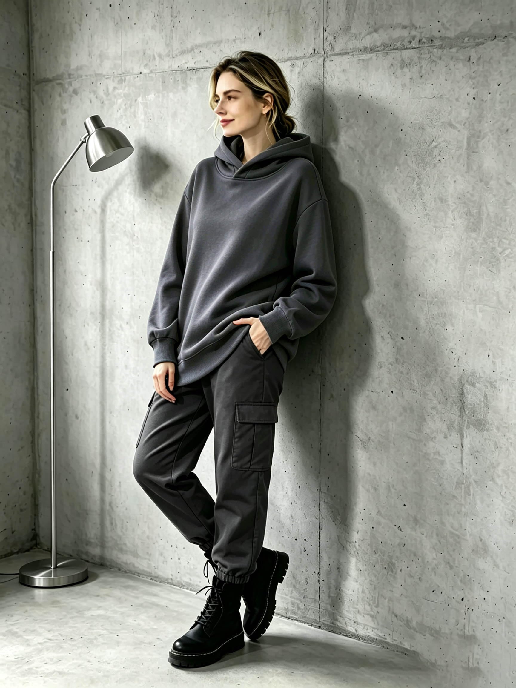 NEYOUQE Pull Femme Chic et Elegant Pull a capuch Sweat Femme Grande Taille