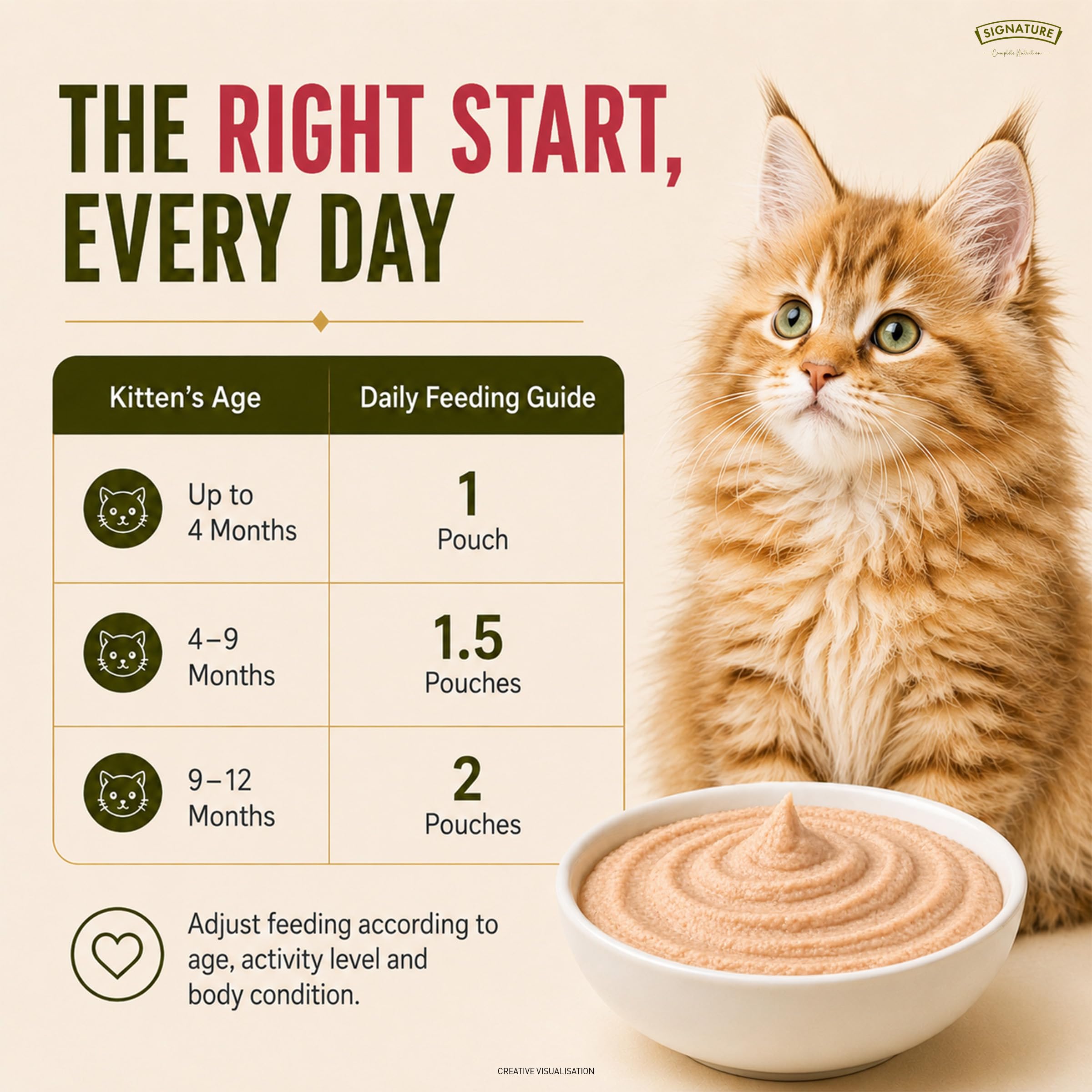 Grain Zero Kitten Wet Mousse 80g Pack of 5, 400g | Salmon Flavour | Rich in Protein, Hydrating & Easy to Digest | Taurine for Heart & Vision Health | with Essential Vitamins & Antioxidants 4