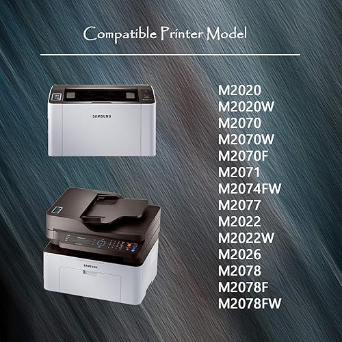 Miniatura 2 de Paquete de 3 cartuchos de tóner compatibles con TG Imaging MLT-D111L utilizado para impresoras de tóner M2020W M2022 M2022W M2024W M2070FW M2070W