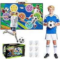 TPCSCH Electronic Scoring Soccer Target Game for Kids - Real-Time Score, 3 Modes, Indoor Outdoor Toy Ages 3-8+