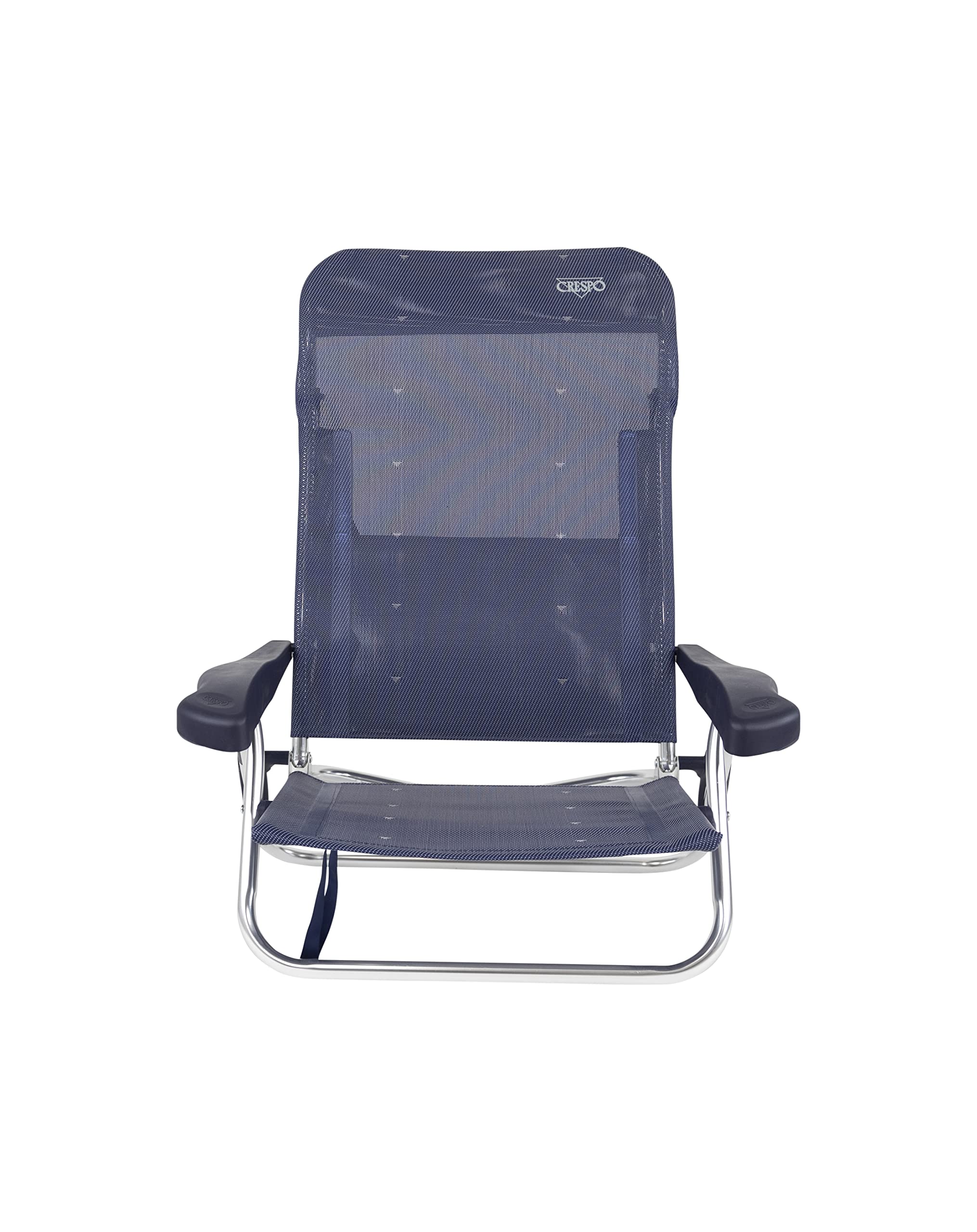 Crespo - Silla de Playa de Aluminio 7 Posiciones AL/221-M - Azul Marino