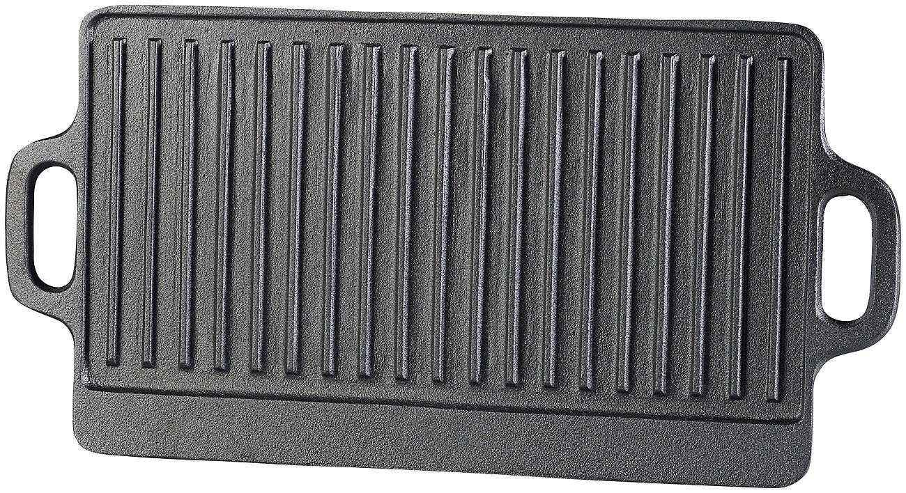 Plaque-gril de cuisson en fonte - 38 x 23 cm [Rosenstein & Söhne]
