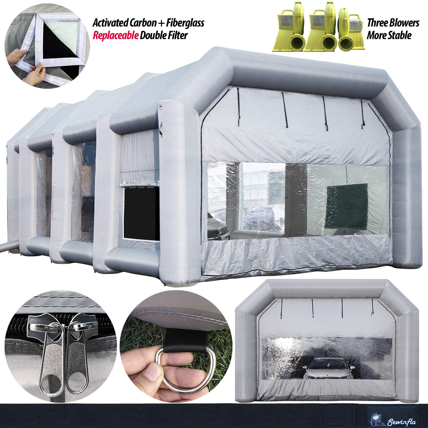 Inflatable Paint Booth 30x20x13ft With B Buy Online In Faroe Islands At Desertcart