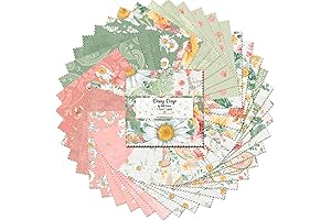 Wilmington Prints Squares Daisy Days 5in Assorted 42pcs