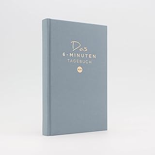 Das 6-Minuten Tagebuch PUR | Dankbarkeitstagebuch, Anti-Stress Tagebuch | Täglich 6 Minuten für deine Persönlichkeitsentwi...