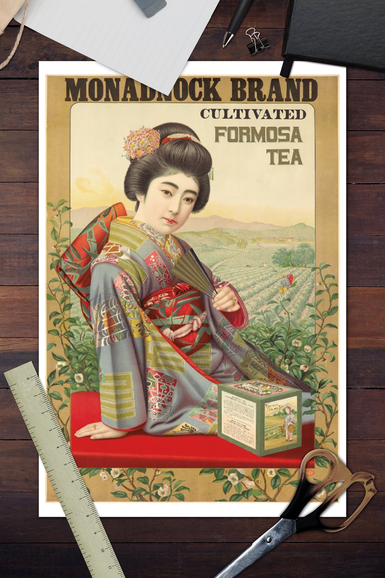 Amazon.com: Lantern Press Formosa Tea Vintage Poster Japan c. 1915