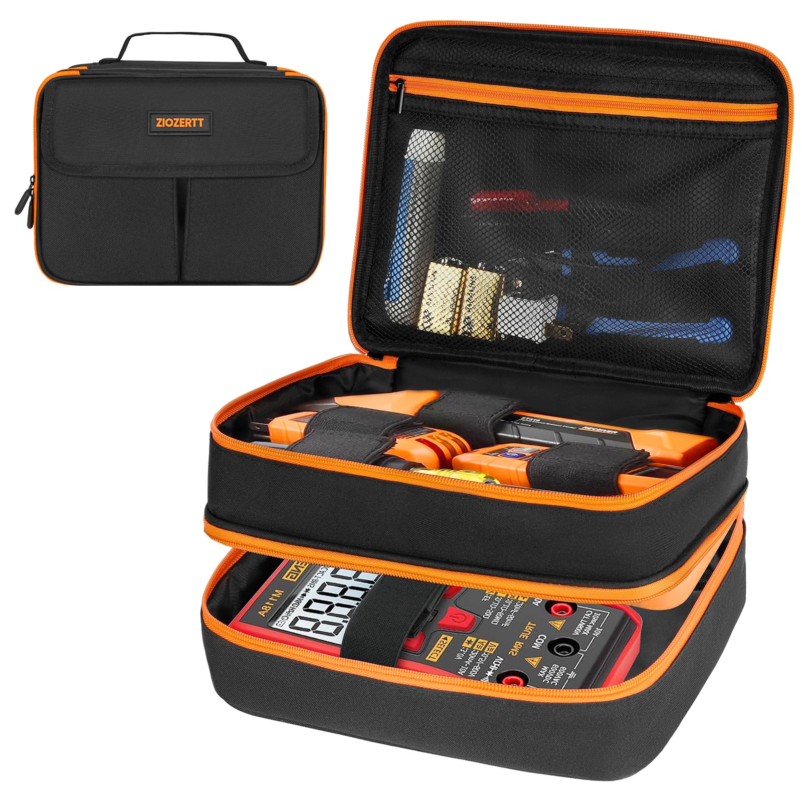Carrying Case Compatible with Klein Tools ET310 AC Circuit Breaker Finder,GFCI Outlet and Electrical Test Kit,Circuit kit Tools Bag Fits for Digital
