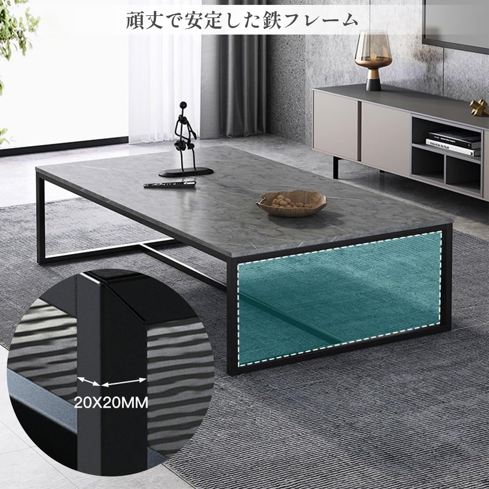 Amazon.co.jp: ローテーブル センターテーブル リビングテーブル