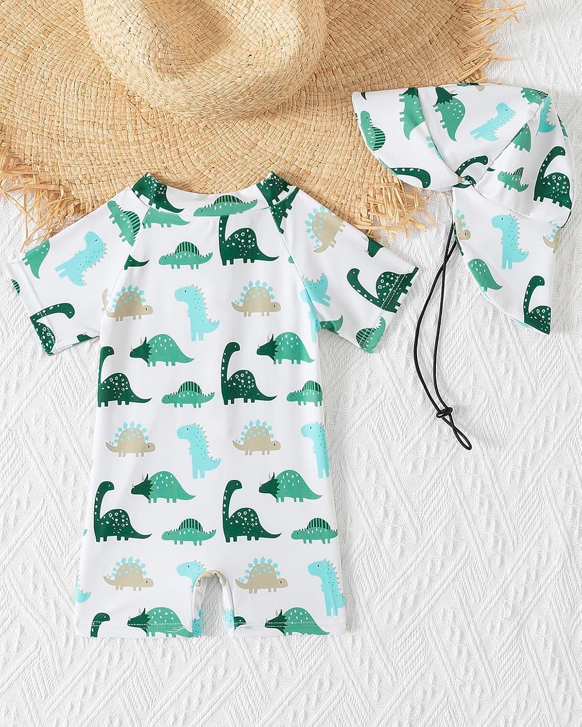 DivingBirds Baby Swimsuit One Piece Toddler Swimwear UV Sunsafe Baby Girls' Boys'Rashgard Swim Suit,3 Months-4 Years - Image 3