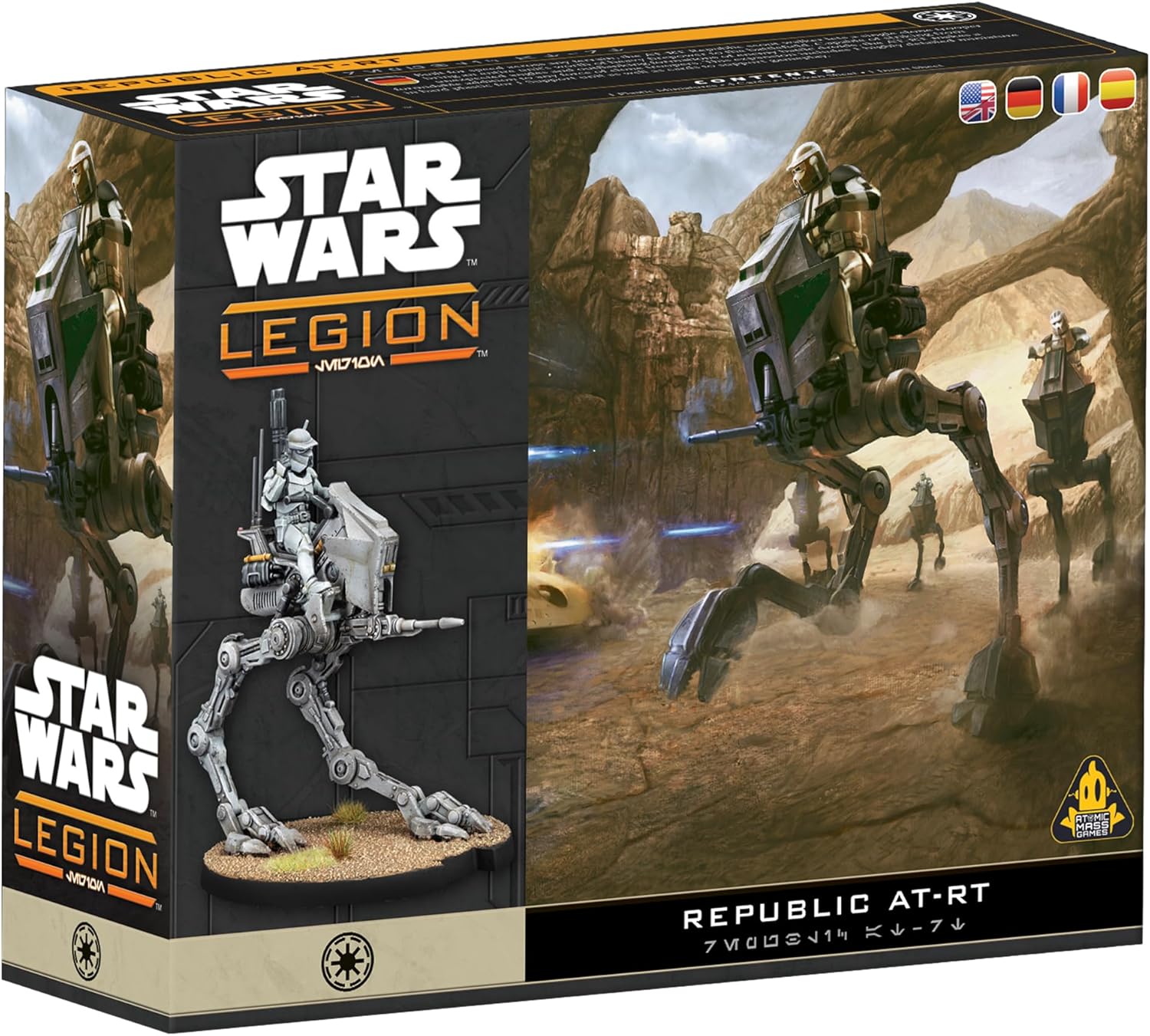 Asmodee Star Wars: Legion Republic AT-RT - Tabletop Miniatures Game, Strategy Game for Kids and Adults, Ages 14+, 2 Players, 3 Hour Playtime