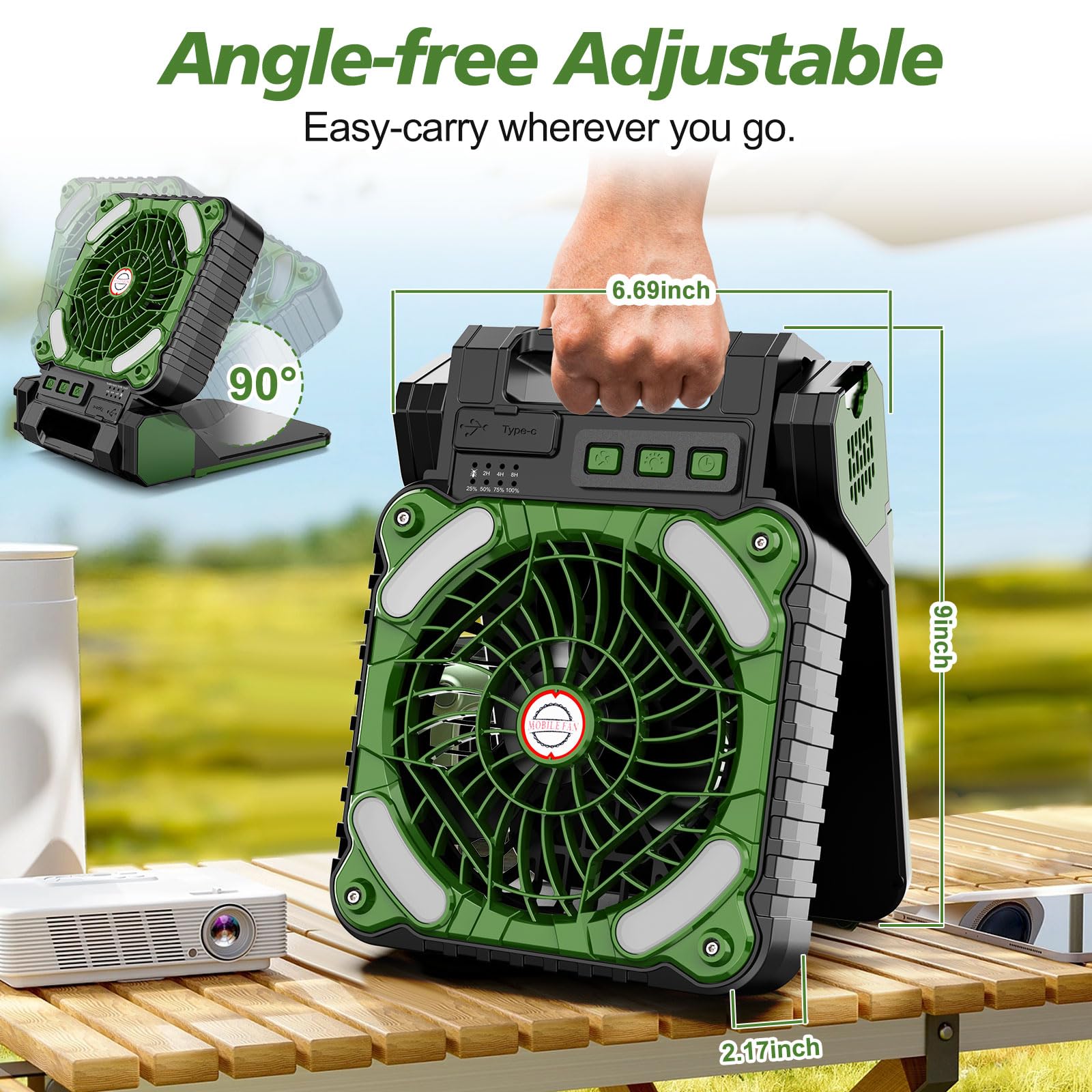 best portable fan for tent camping