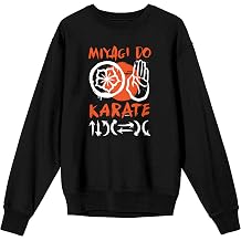 Bioworld Cobra Kai Miyagi-Do Karate Logo Men's Black Sweatshirt