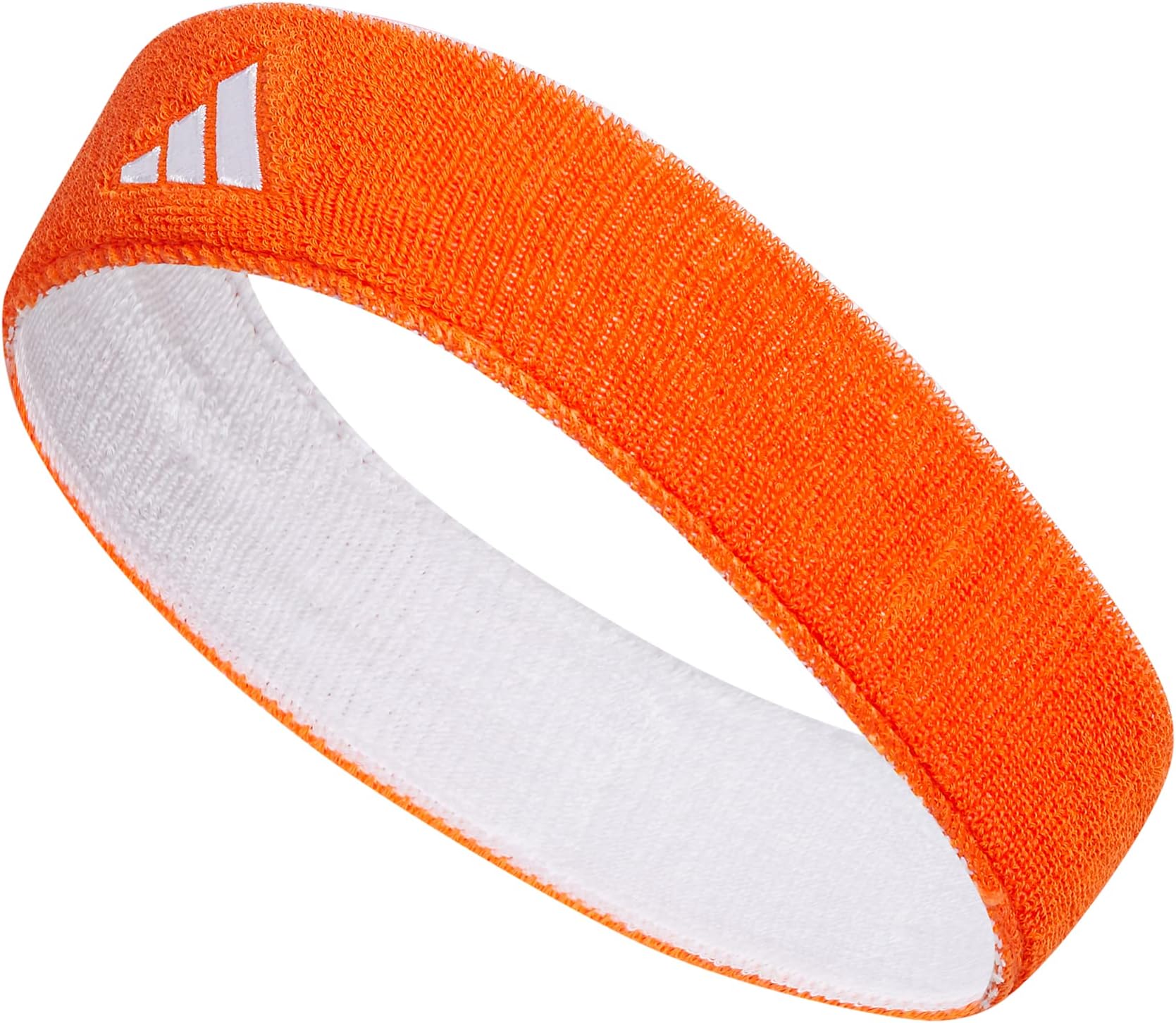 adidas Interval Reversible Headband, Team Orange/White/2, One Size