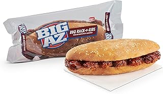Big Az Rack O Ribs Barbecue Pork Sandwich, 8.6 Ounce -- 8 per case.