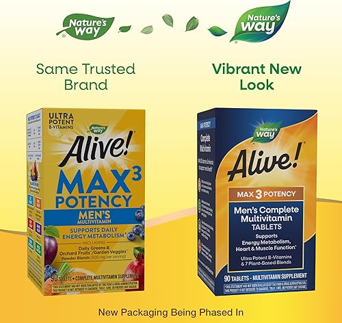 Miniatura 2 de Multivitaminas Nature's Way Alive máxima potencia para hombres, 15542, 1, 1