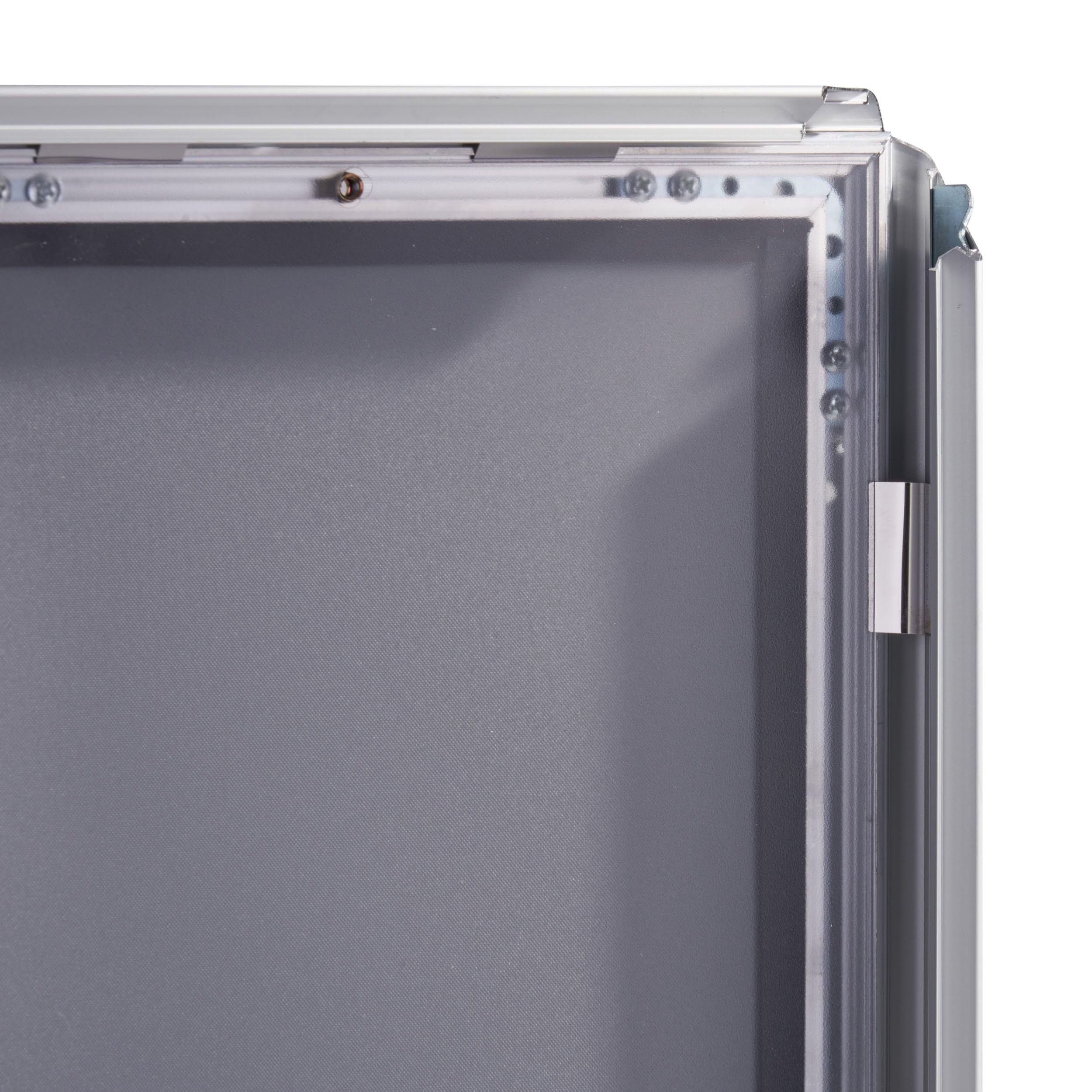 SPRINTIS Klapprahmen A1 wetterfest, abschließbar, Silber,DIN-A1-Rahmen aus Aluminium mit 32 mm Profil, Plakatrahmen fürAußenbereich