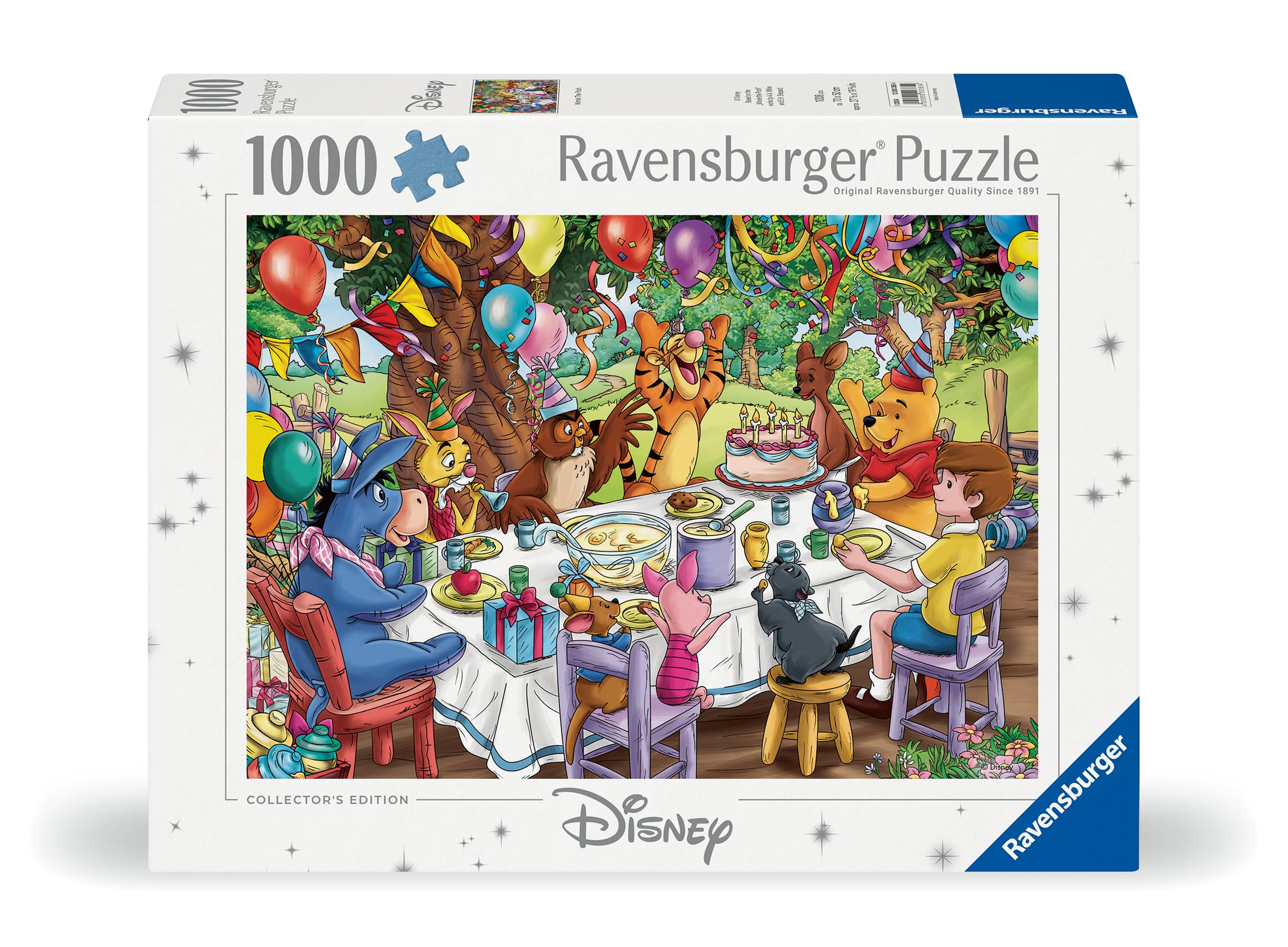 Ravensburger - Puzzle 1000 Pezzi Disney Winnie The Pooh | Puzzle Disney 1000 Pezzi Per Adulti E Bambini Con Una Misura Di 70x50 Cm | Regalo Per Adulti E Bambini Da 14 Anni E Più
