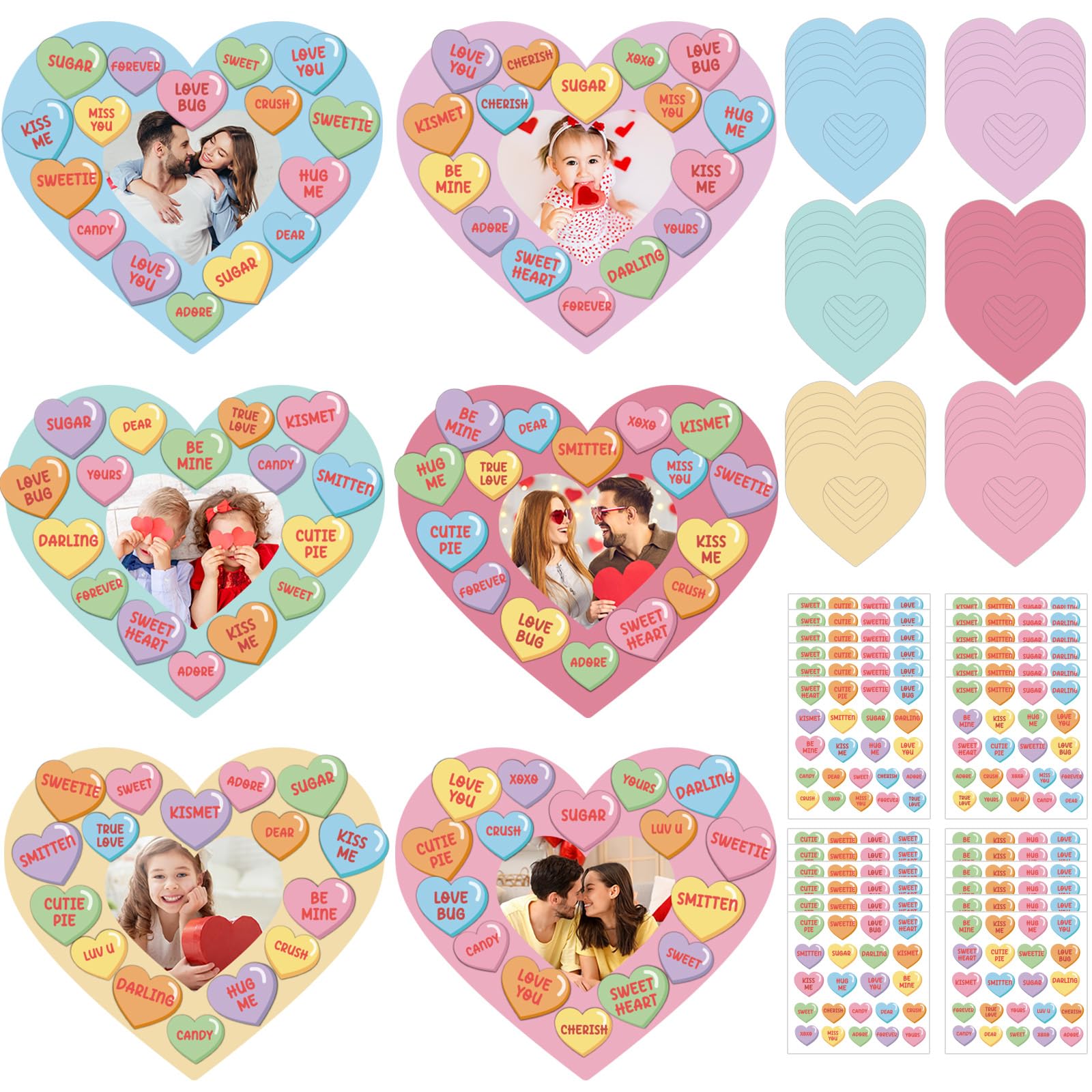 Kit de bricolage Saint-Valentin parfait comme cadeau fait main par les enfants - 8