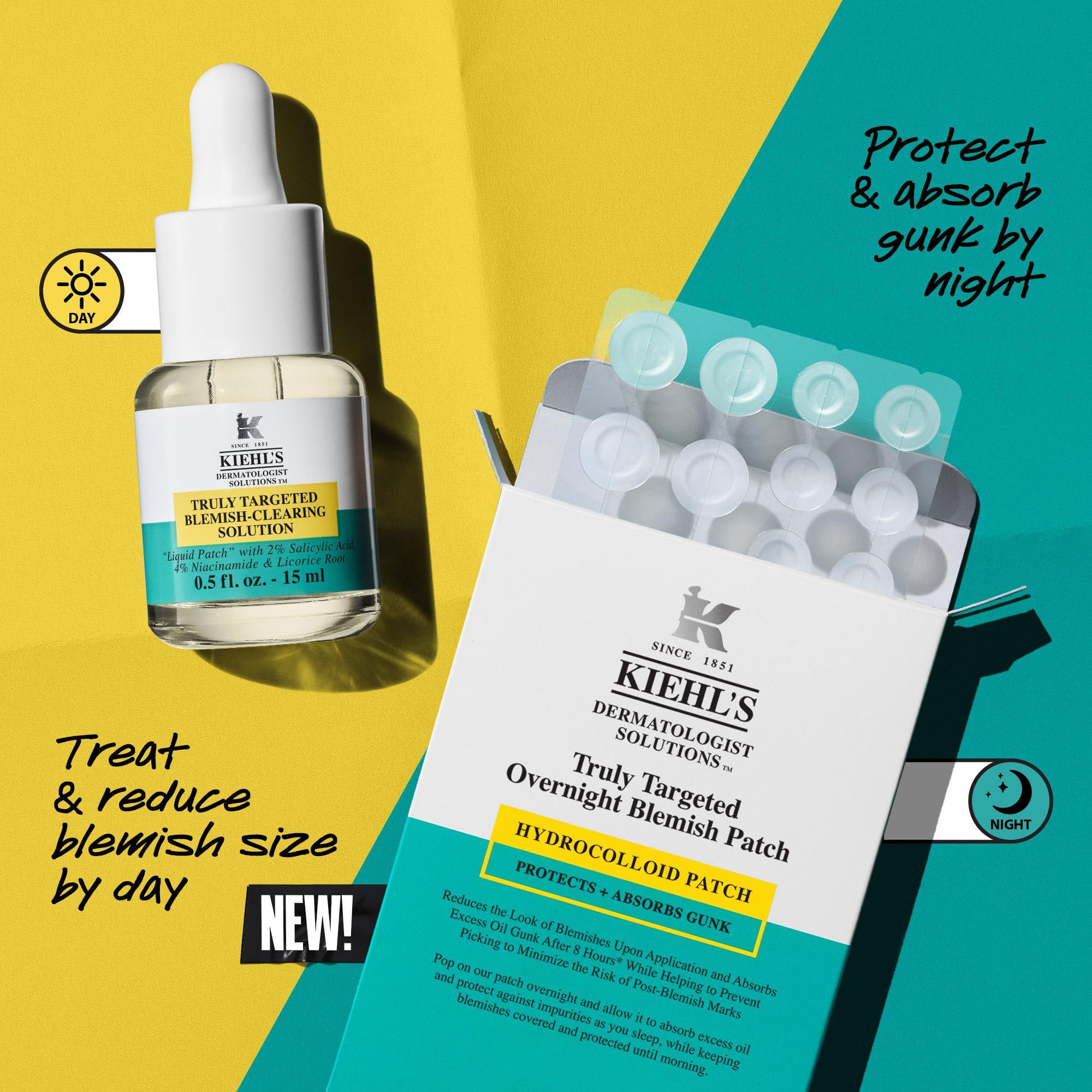 Kiehl's Truly Targeted Overnight Blemish Patch, Hydrocolloid Patch for Blemishes — view 7