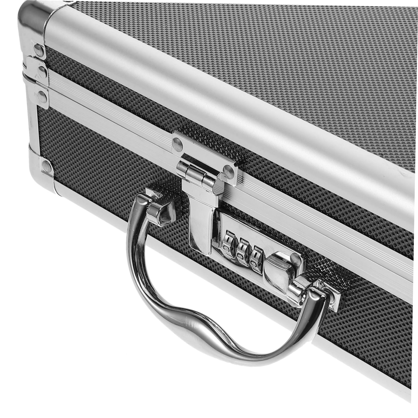 DOITOOL Boîte à Outils Aluminium avec Cadenas à Code Mallette Portable Vide pour Rangement Outils à Main Caisse Multifonction pour Bricolage et Usage Domestique