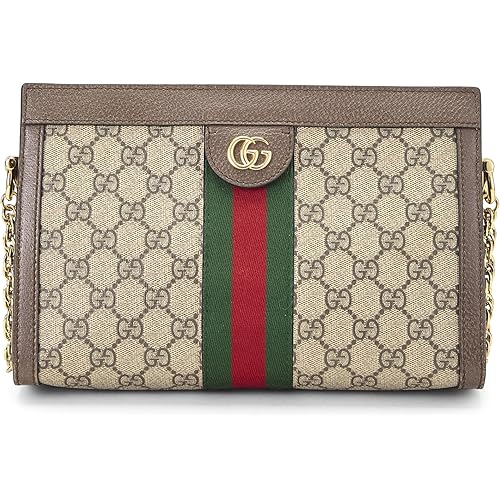Gucci, Pre-Loved Original GG Supreme Canvas Ophidia Shoulder Bag Small, Brown