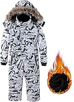 Vista 1 de AFILOK Kid's Winter Overalls Ski Suits - Boy's and Girl's Waterproof Snowboard Jumpsuits One Piece Snowsuit Jackets Coats