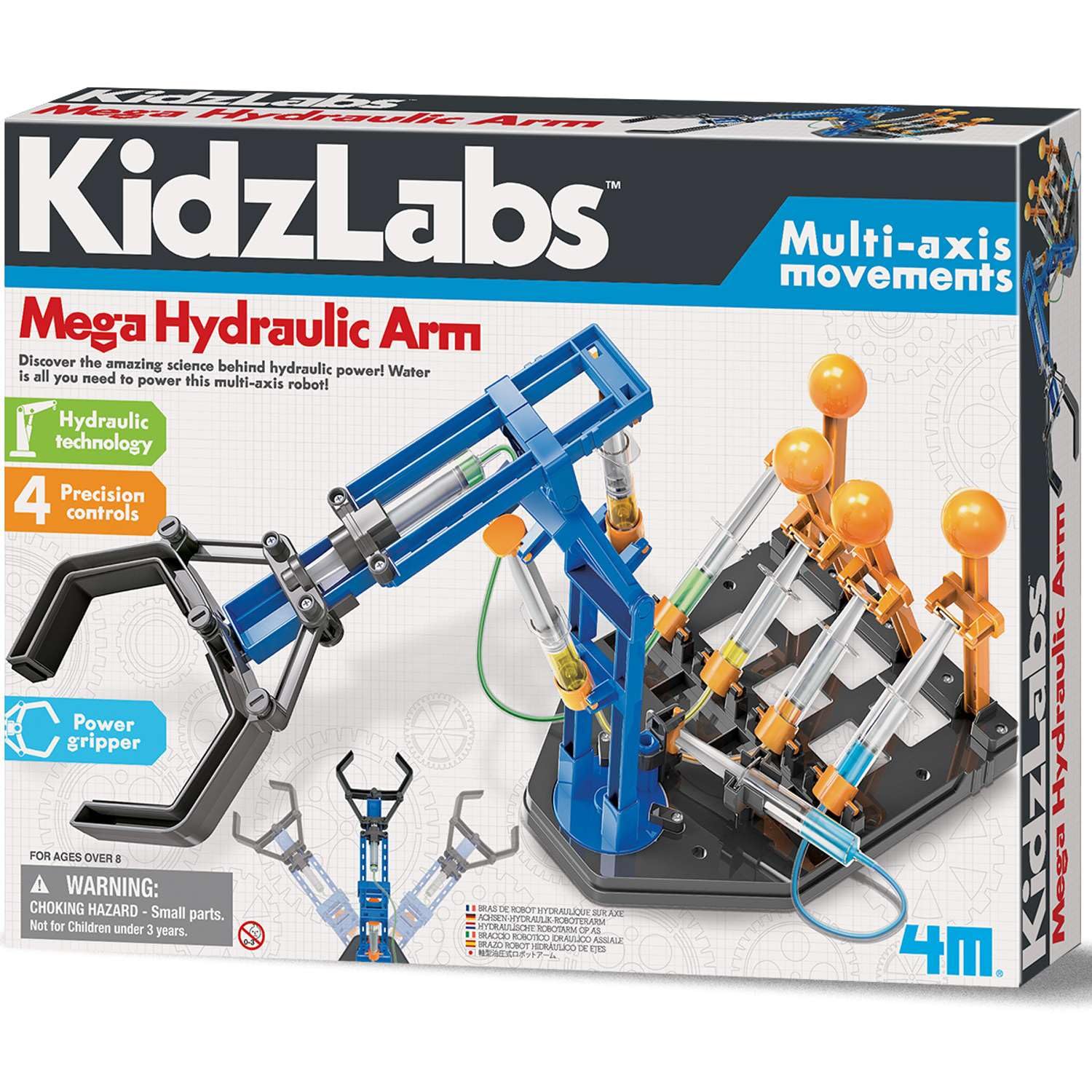Kidz Labs 4 M Mega Braço Hidráulico KidzLabs K00-3427, 4M