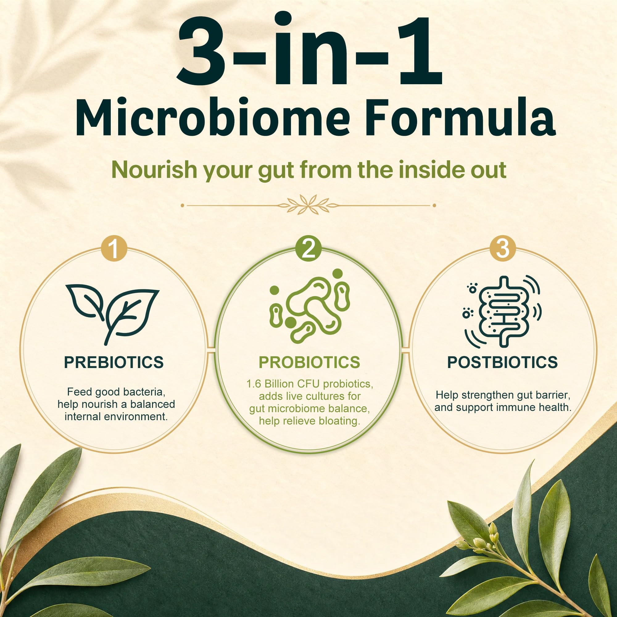 Probiotic Kombucha Gummies for Bloating, Digestive & Gut Health, 60 Gummies — Amazon image 3
