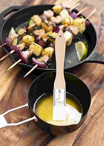 Miniatura 5 de Práctico juego de 3 piezas de olla para untar barbacoa con cepillo y marinada de carne, perfecto para pavo de Acción de Gracias, incluye jeringa