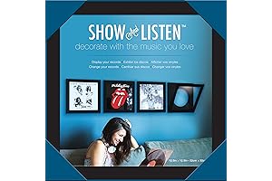 Immersive Audiophile's Delight: Show & Listen Easy Change Record Frame
