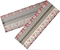 Vista 2 de Merry Christmas Party Table Runner Fall Table Runners for Dining Table Decor Christmas Table Runner 108 Inches Long