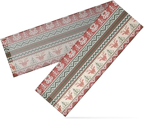Miniatura 2 de Merry Christmas Party Table Runner Fall Table Runners for Dining Table Decor Christmas Table Runner 108 Inches Long