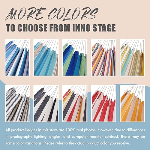 Miniatura 8 de Hamaca doble brasileña con correas de árbol, hamaca para 2 personas, cama portátil colgante para camping, patio, porche, uso en exteriores e