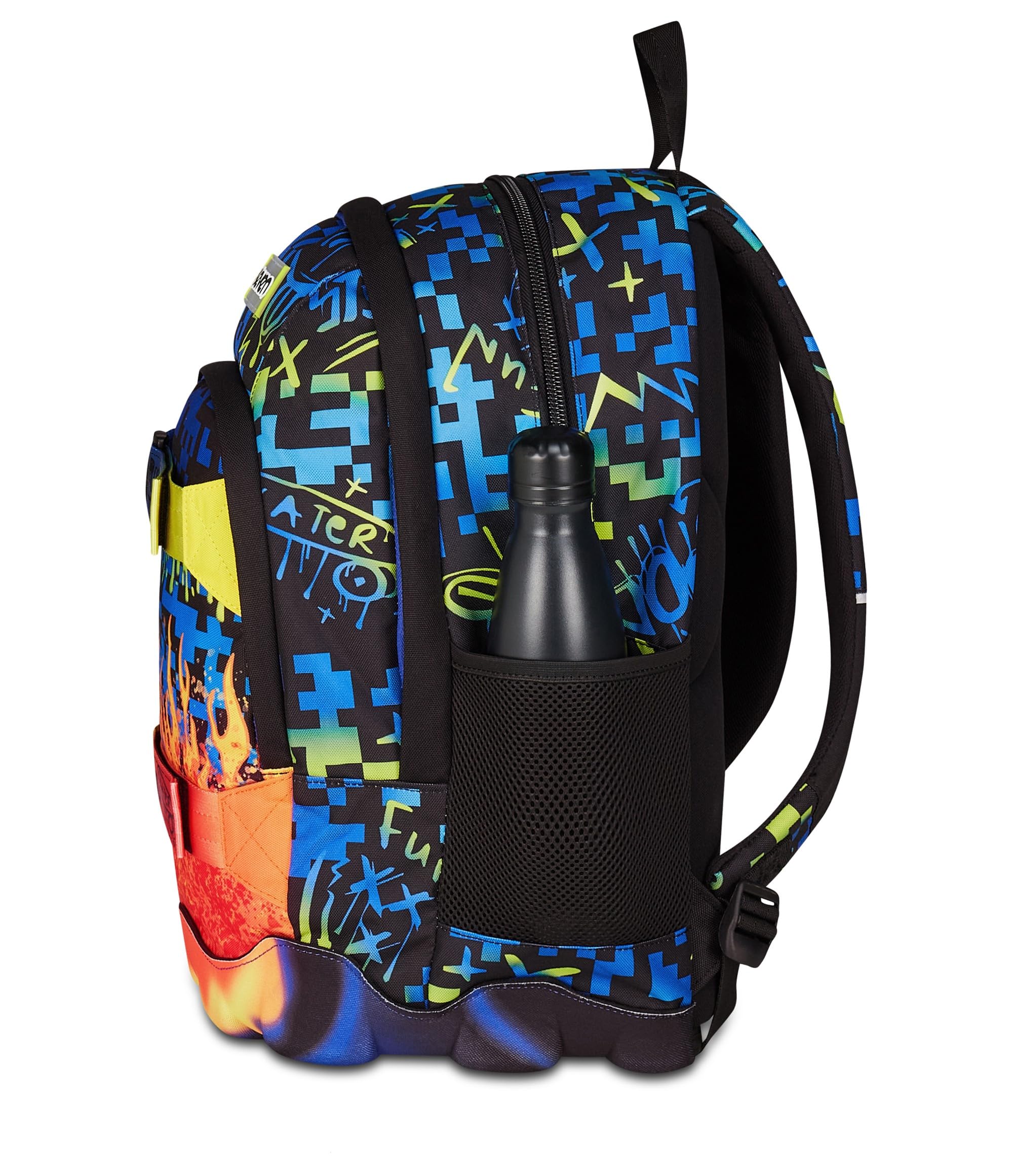 Seven Sac à Dos d'école Double, Bleu, Double Compartiment de 31 L, avec Poche pour PC, Poche pour Bouteille d'eau et Poche avec Organisateur, Sac à Dos d'école Moyenne et supérieure, Sac à Dos garçon