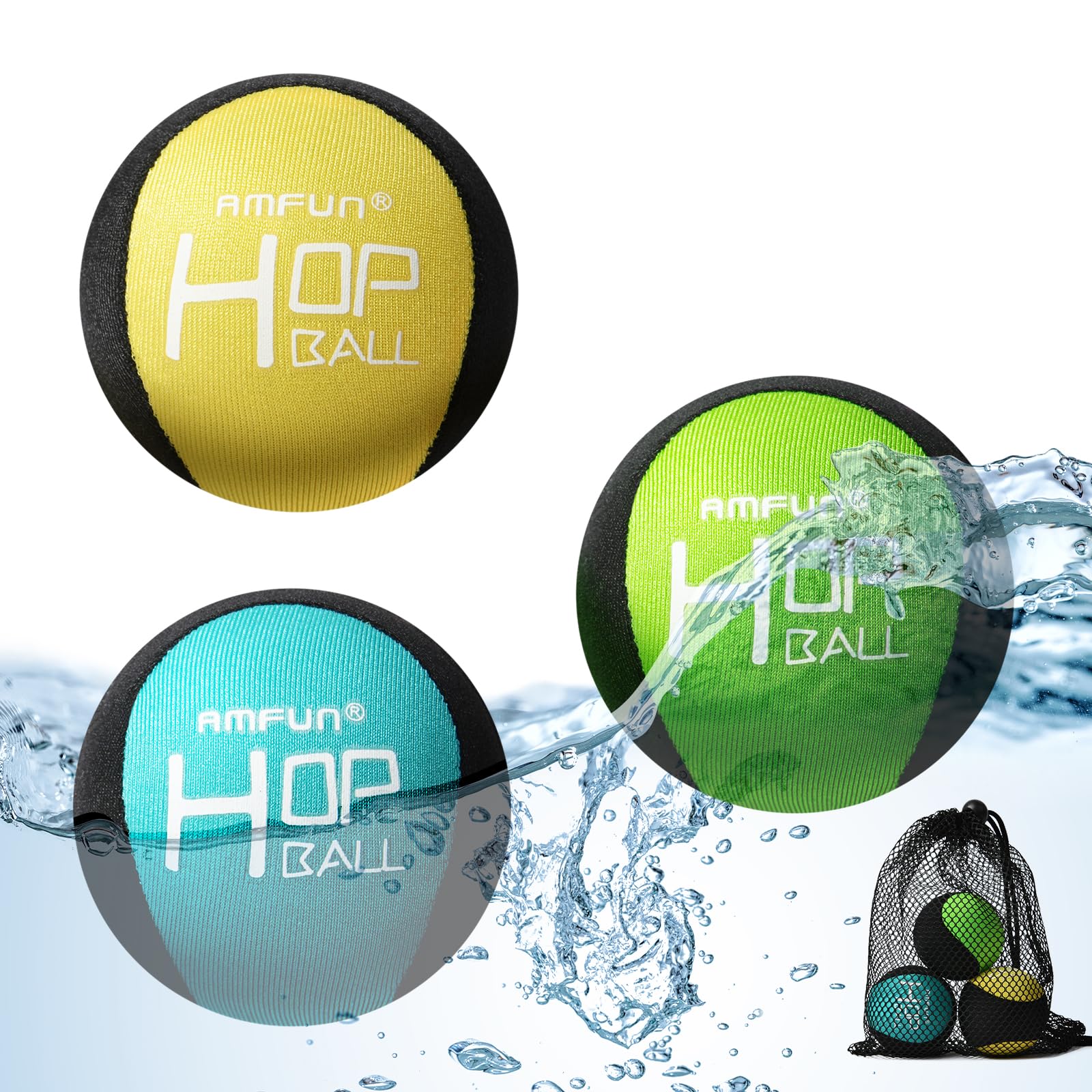AMFUN 3 Stück Wasserball
