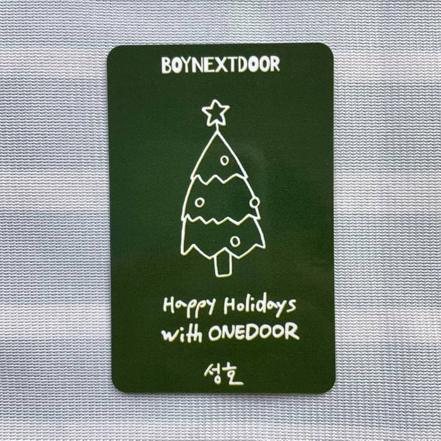 Amazon.co.jp: BOYNEXTDOOR SBS 歌謡祭 クリスマス ソンホトレカ